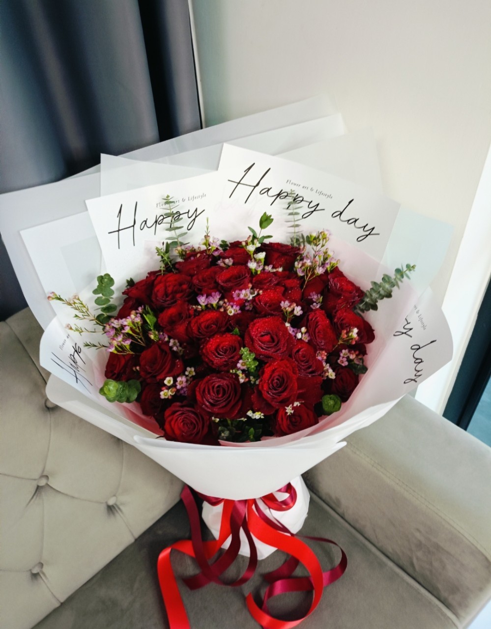 ช่อกุหลาบวาเลนไทน์